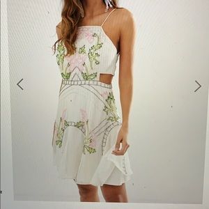ASOS design mini dress in floral sequin